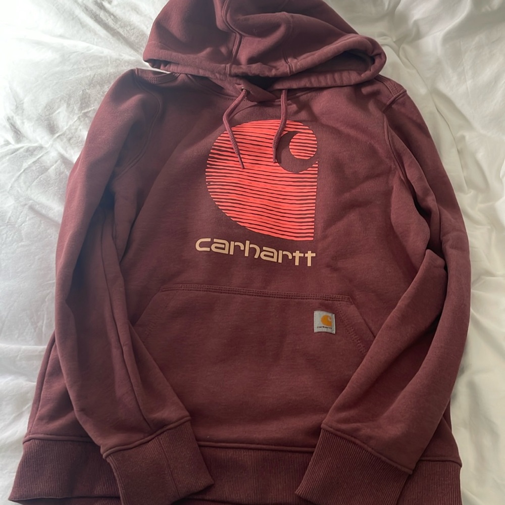 Pink Carhartt hoodie